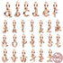 RoseAlphabet 2 Charms - Stellarsilvra